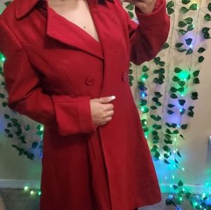 Red Peacoat